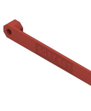 SORTSET 7-in Rail for Pegboard