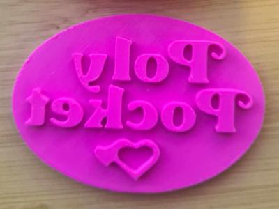 Poly Pocket cookie cutter