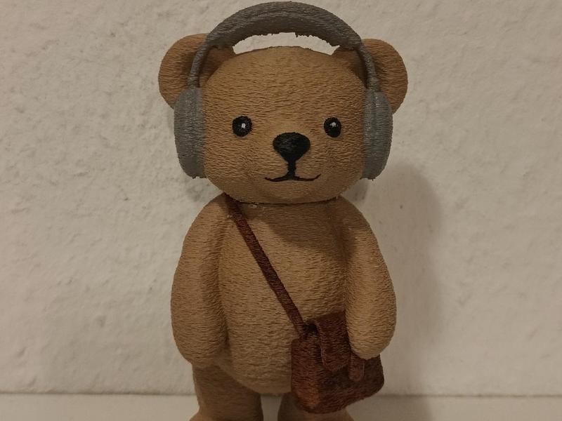 Adorable Teddy Bear | Children's Headphone Toy