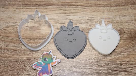 cookie cutter unicorn heart
