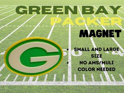 Green Bay Packers Logo and Magnet