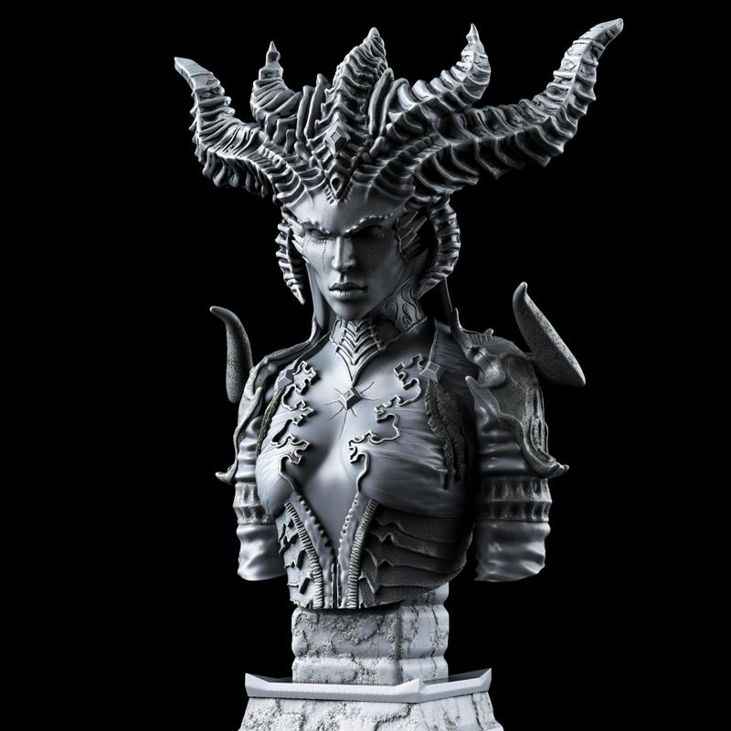 Lilith bust (Pre-Supported)