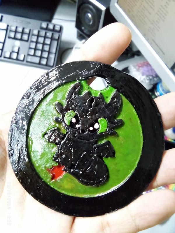 Toothless (Chimuelo) Medallion