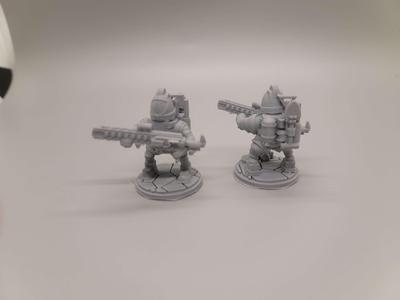 FHW cosmic prosper Union Heavy Trooper Railgun