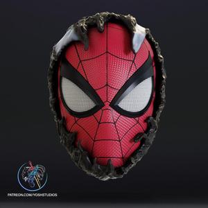Spiderman Becoming Venom Mask 3d Printer File STL