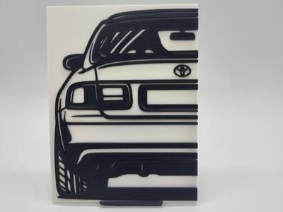 2D Wall Art Toyota Celica GT-Four ST205