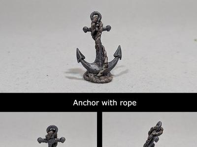 Anchor with rope - DND scatter terrain