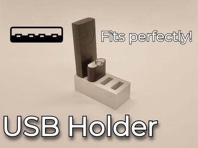 USB-A Holder [4 Slots] V1