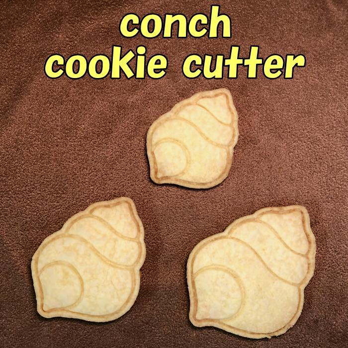 conch cookie cutter