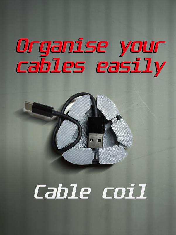 Cable coil organiser
