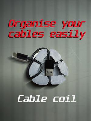 Cable coil organiser