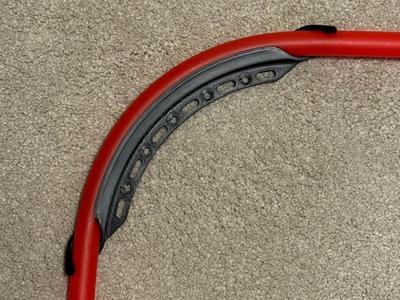 Right-angle PEX bend clamp w/ mounting, 3 sizes