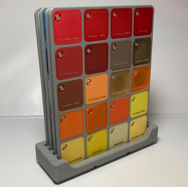 Gridfinity Swatch Stand 3x1