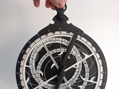 Astrolabe based on medieval designs Orb cosplay