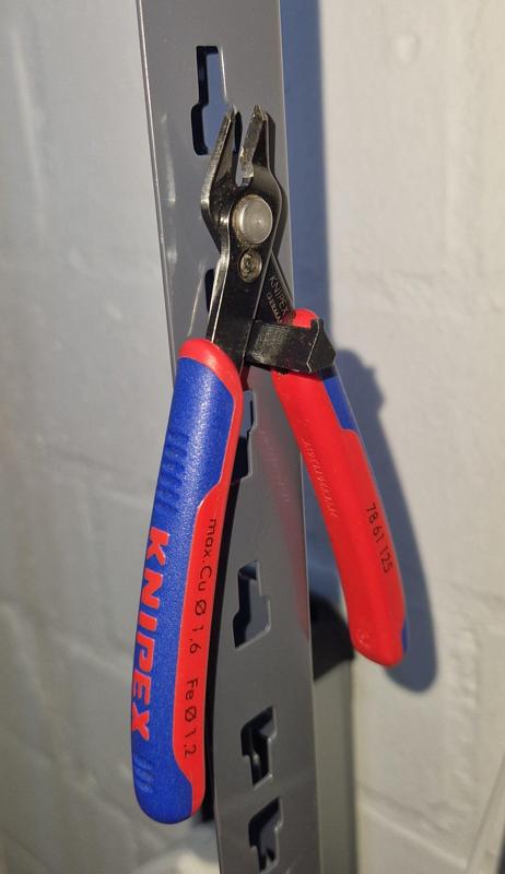 Hook for Metal Shelving Unit with T-Profile