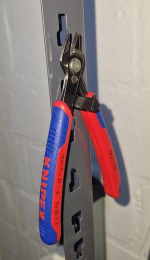 Hook for Metal Shelving Unit with T-Profile