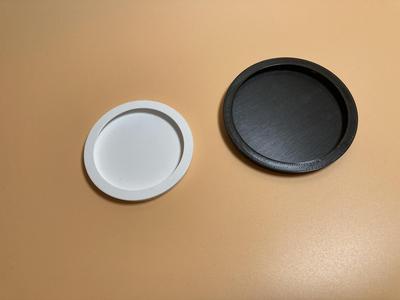 Lids for cardboard shipping tube