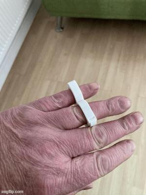 Two finger ring phone holder