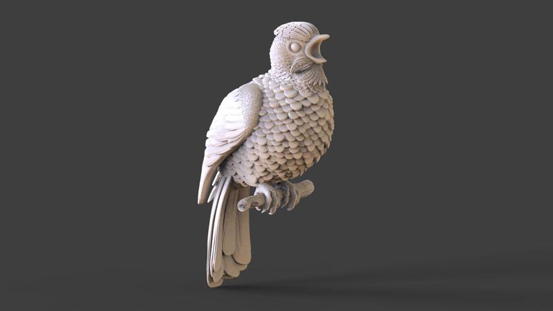 BIRD ON A BRANCH