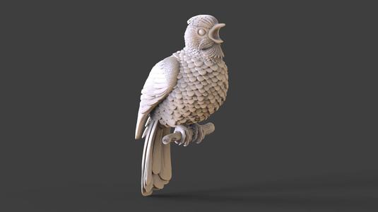 BIRD ON A BRANCH