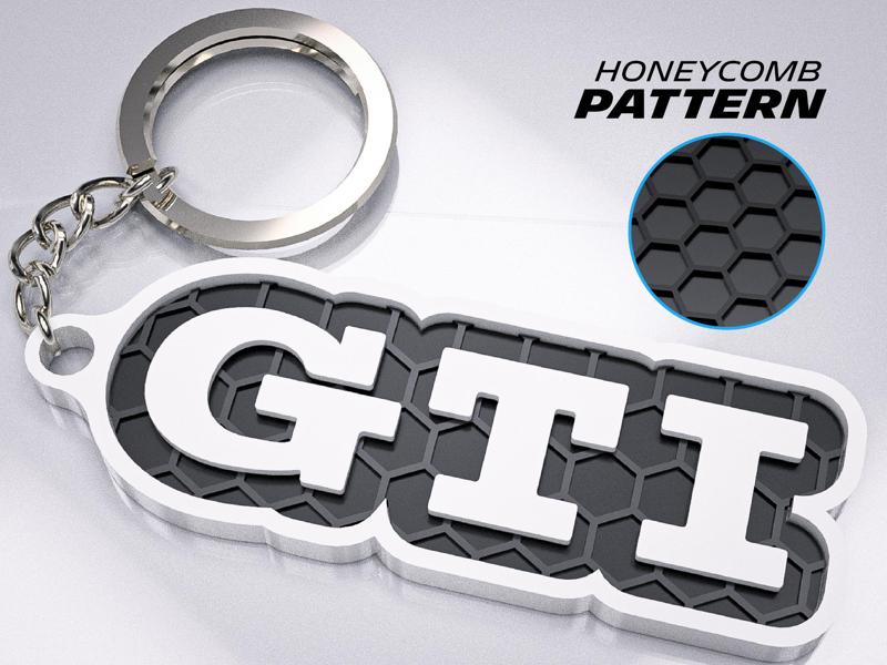 Volkswagen GTI Keychain