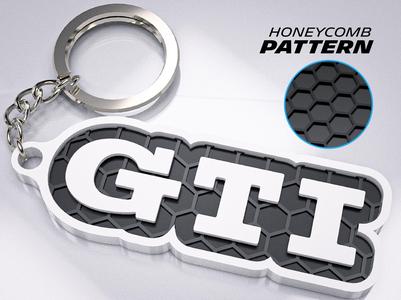 Volkswagen GTI Keychain
