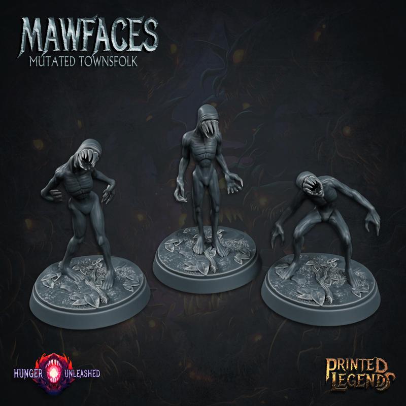 3x Mawfaces (25mm Bases)