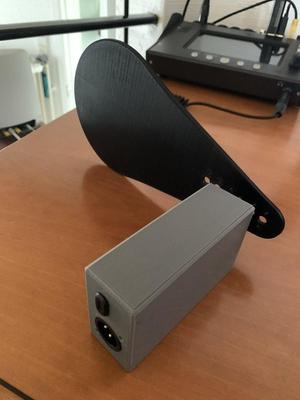 Simple DMX video projector shutter