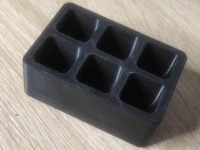 Compact Ice Cube Tray – 6 Cubes (Print in PLA)