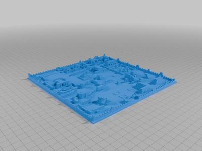Ant attack map scaled 19cmx19cm