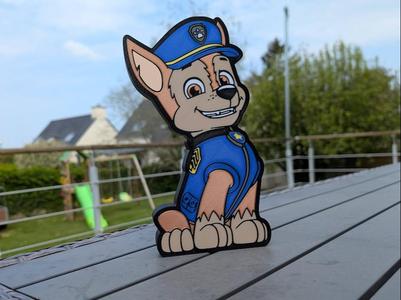 lightbox chase pat patrouille / paw patrol