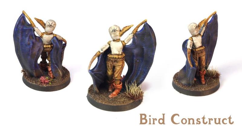 Soulbound Bird Doll / Bird Construct (28mm, supportless)