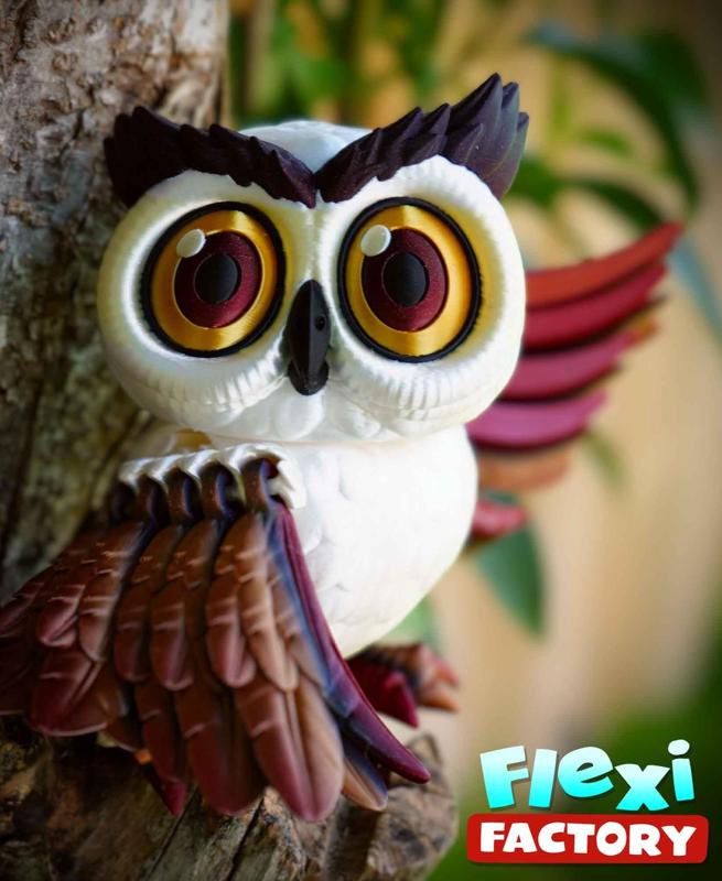 Flexi Factory Owl with 3MF Included!