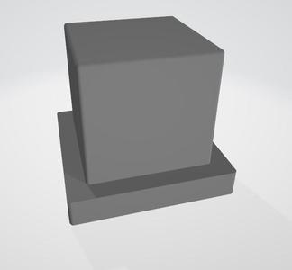 Tapa caño 20x20mm