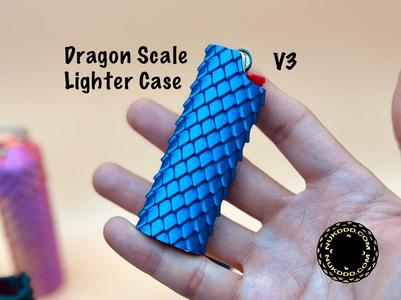 Dragon Scale Sleeve for Bic Lighter V3