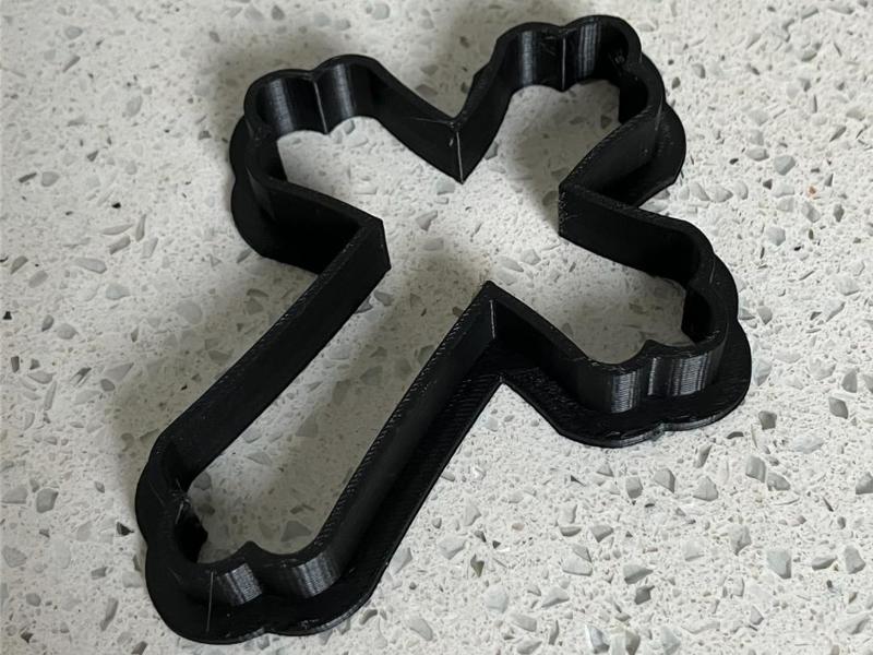 Easter Cross Cookie Cutter - Happy Easter!!!!