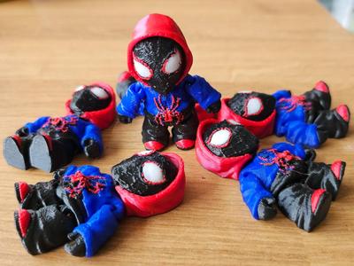 Miles Morales micro hero articulating spiderman 