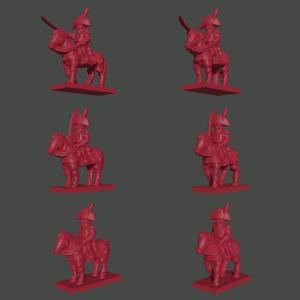 6-15mm Danish Mounted Line Officers (1803-08) NAP-DA-5