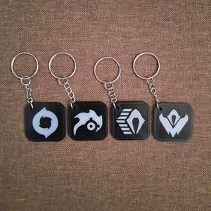 Omen Valorant Agent Character Skill Keychain Set