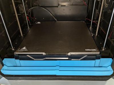 QIDI X-Max 3 trash container (remix for frame gussets)