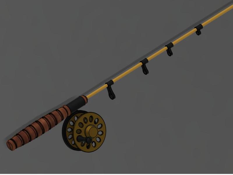 Childs Toy Fishing Rod