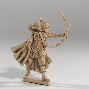 Adventurer - Hooded Elf Ranger Archer - Dynamic Fantasy Miniature