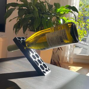 Anti-Gravity Wine Bottle Stand