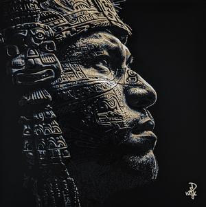 Carved Aztec