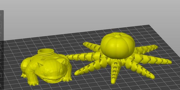Venusaur with detachable Articulated Pumpkin