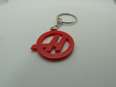Haas F1 Team Keyring