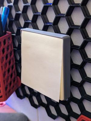 Post It Note Holder for Honeycomb Storage Wall System