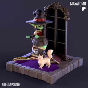 Bookworm Goblin Witch