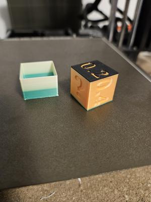 Nozzle Size Identifier/Reminder Cube