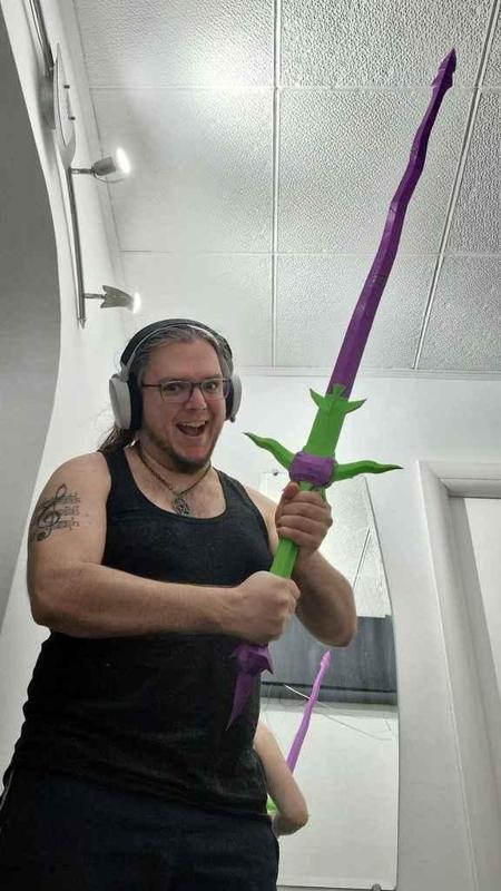 Daedric Claymore from Oblivion (thickened blade)